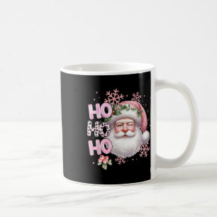 Santa Claus Pink Xmas Christmas Holidays Girl Coffee Mug