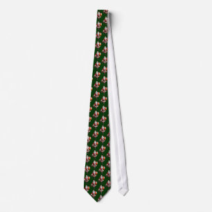 Santa Claus Playing Basketball Tie