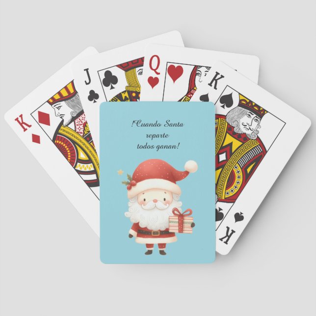 Santa Claus Playing Cards Deck (Back)