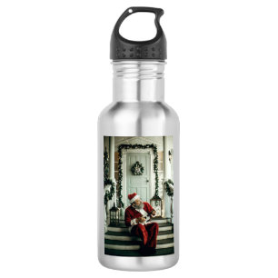 Santa Claus Playing Music 532 Ml Water Bottle