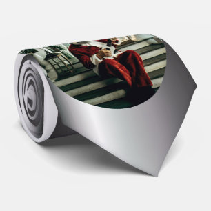 Santa Claus Playing Music Tie