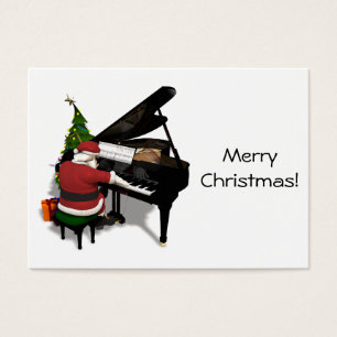 Santa Claus Playing Piano
