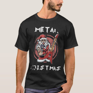 Santa Claus plays electric guitar like  tshirt