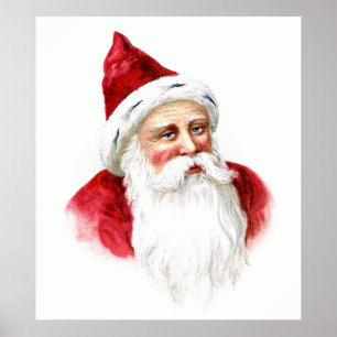 Santa Claus Portrait Poster