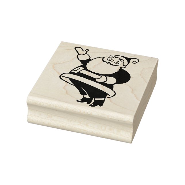 Santa Claus Presenting Rubber Stamp (Stamp)