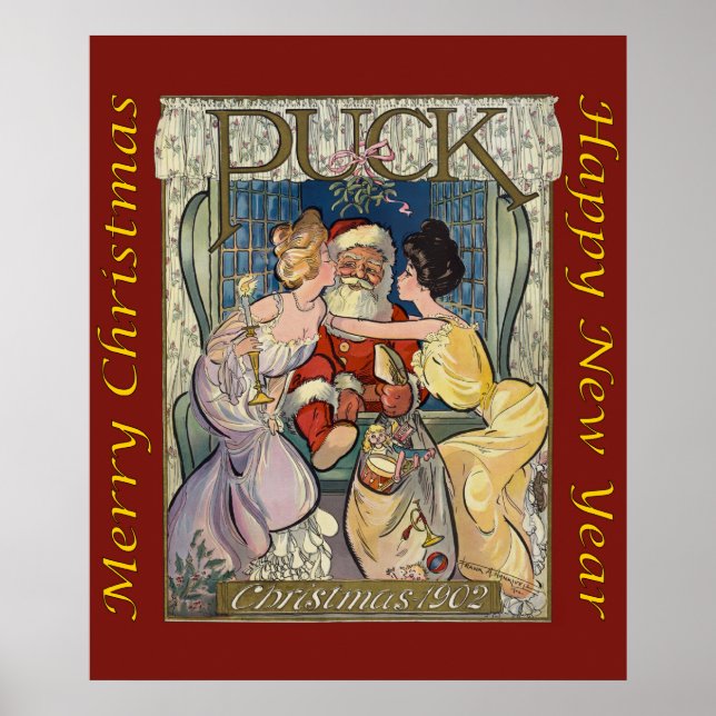 Santa Claus ~ Puck Magazine Cover ~ 12/03/1902 Poster (Front)