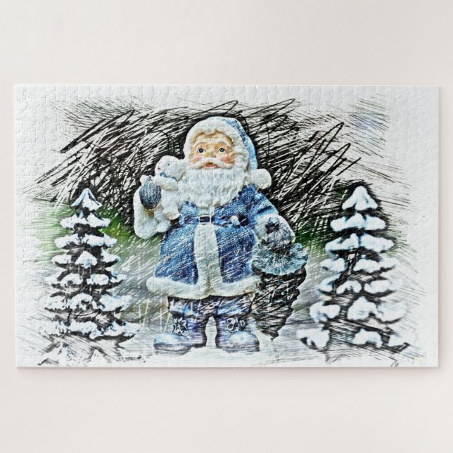 santa claus puzzle (Horizontal)
