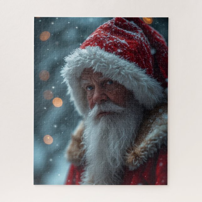 Santa Claus Puzzle - Christmas Holiday Puzzle (Vertical)