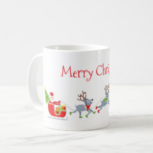 Santa Claus & Reindeers Mug