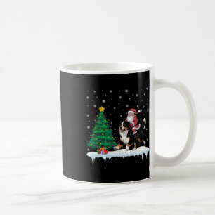 Santa Claus Riding Bernese Mountain Dog Boys Girls Coffee Mug