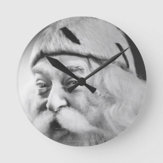 Santa Claus Round Clock