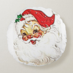 Santa Claus Round Cushion