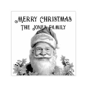 Santa Claus Saint Nicholas Christmas personalise  Self-inking Stamp