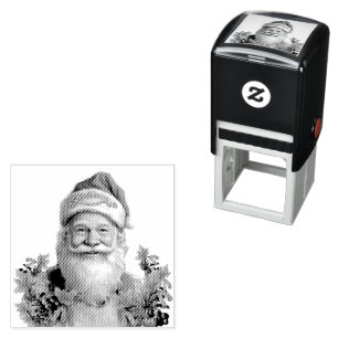 Santa Claus Saint Nicholas Christmas  Self-inking Stamp
