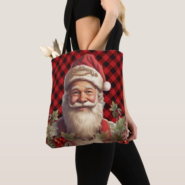 Santa Claus Saint Nicholas Christmas  Tote Bag (Close Up)