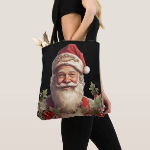 Santa Claus Saint Nicholas Christmas Tote Bag
