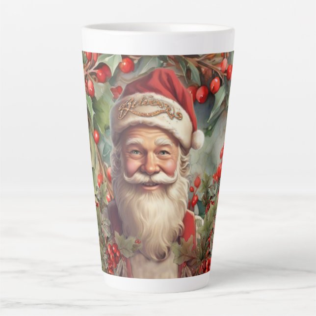 Santa Claus Saint Nicholas  Latte Mug (Front)