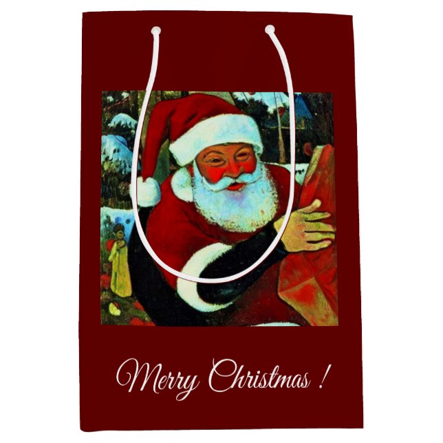 Santa Claus / Santa Claus Medium Gift Bag (Front)