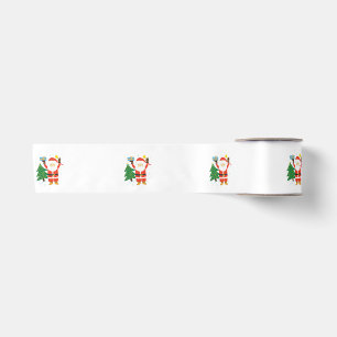 Santa Claus Satin Ribbon
