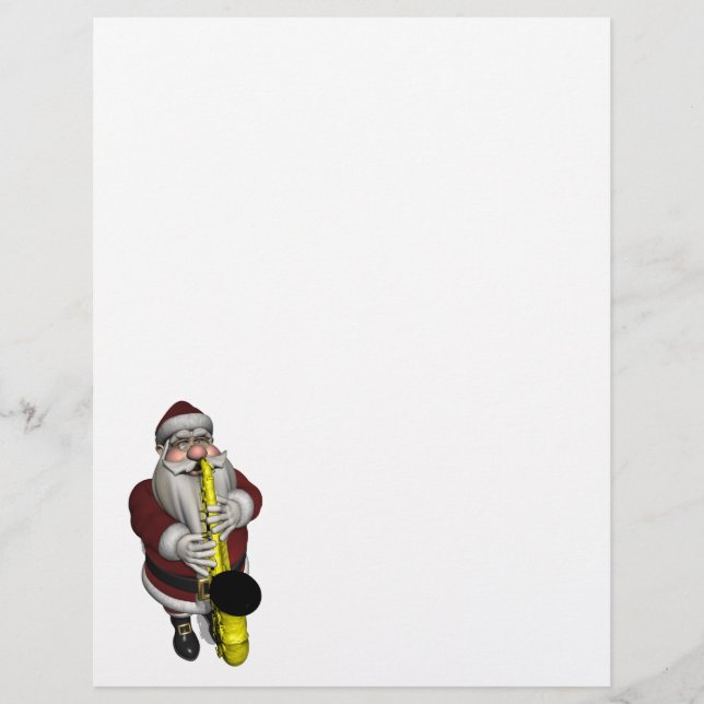 Santa Claus Saxophone Player (Front)