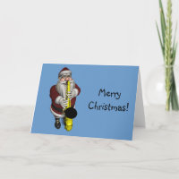 Santa Claus Saxophone Player