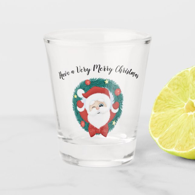 Santa Claus Shot Glass  (Front)