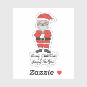 Santa Claus single sticker