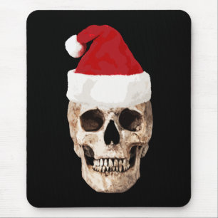 Santa Claus Skull - Christmas is Dead Mouse Mat
