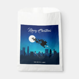 Santa Claus Sleigh Christmas Favour Bags