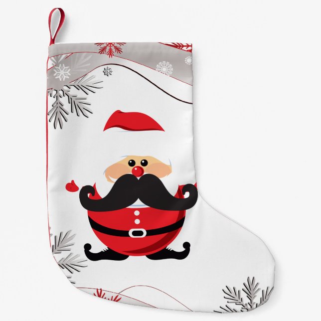 Santa Claus Small Christmas Stocking (Front)