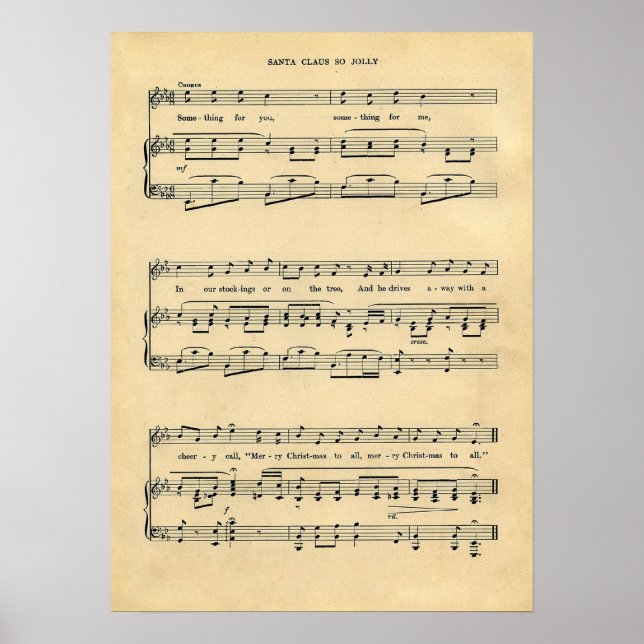 Santa Claus So Jolly Poster! Poster (Front)