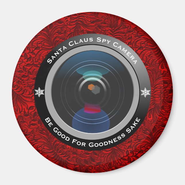 Santa Claus Spy Camera Magnet (Front)