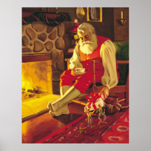 Santa Claus-St. Nikolaus Poster