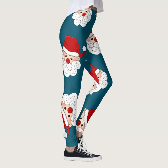 Santa Claus & Star Leggings (Right)