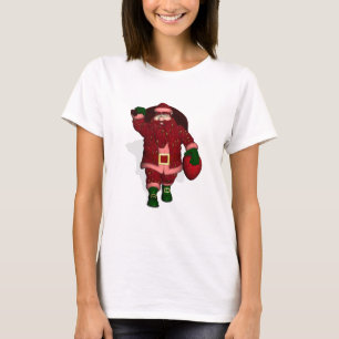 Santa Claus Strawberry Farmer T-Shirt