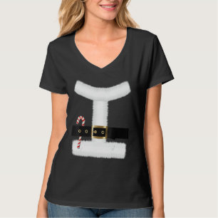 Santa Claus Sui Belt Costume Funny Christmas T-Shirt