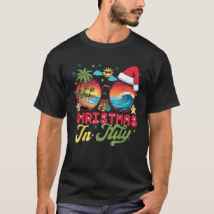 Santa Claus Sunglasses Beach Christmas in July Men T-Shirt