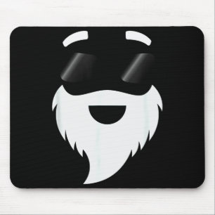 Santa Claus Sungles Funny Hipster Christmas Appare Mouse Mat