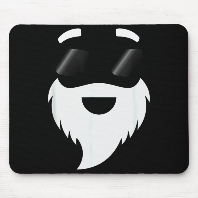 Santa Claus Sungles Funny Hipster Christmas Appare Mouse Mat (Front)