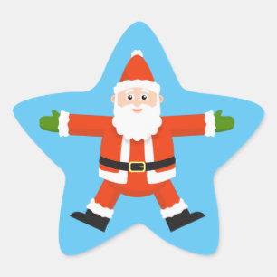 Santa Claus Super Star Sticker