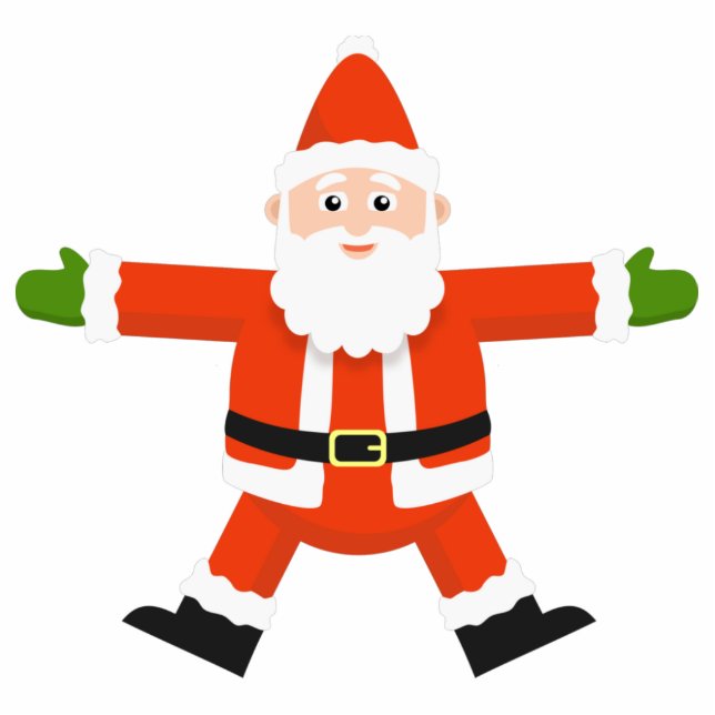 Santa Claus Super Starr Photo Sculpture Decoration (Front)