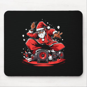 Santa Claus Symphony Embrace The Joy Of Christmas Mouse Mat