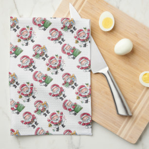 Santa Claus Tea Towel