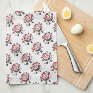 Santa Claus Tea Towel