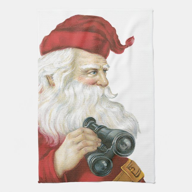 Santa Claus Tea Towel (Vertical)