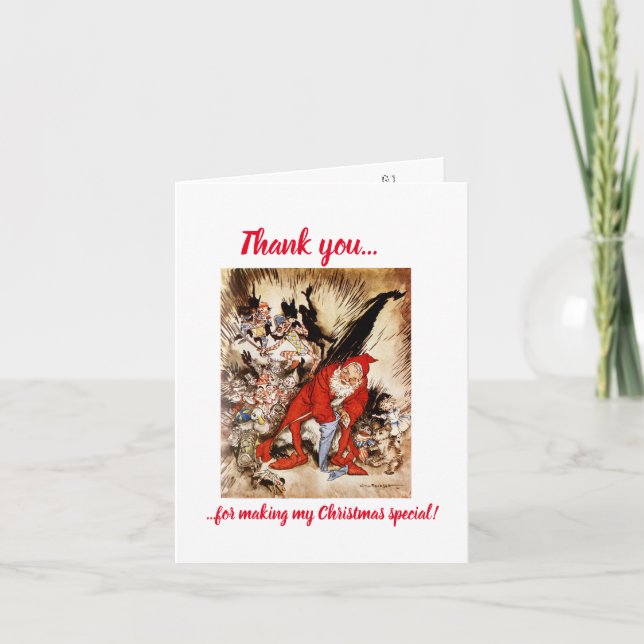 Santa Claus.... Thank You Card (Front)