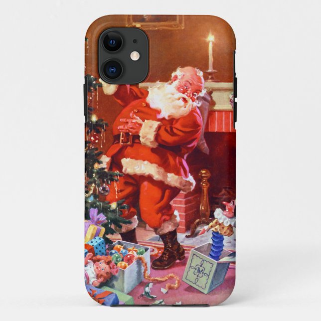 Santa Claus - The Night Before Christmas Case-Mate iPhone Case (Back)