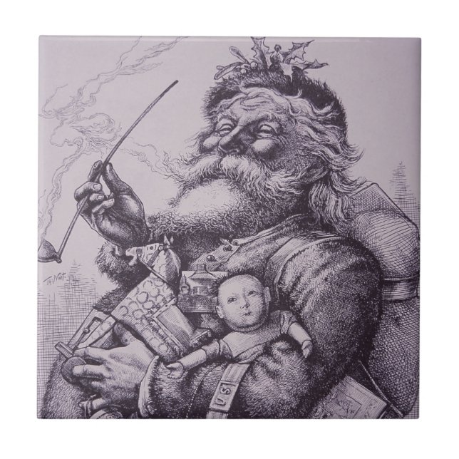 Santa Claus Tile (Front)