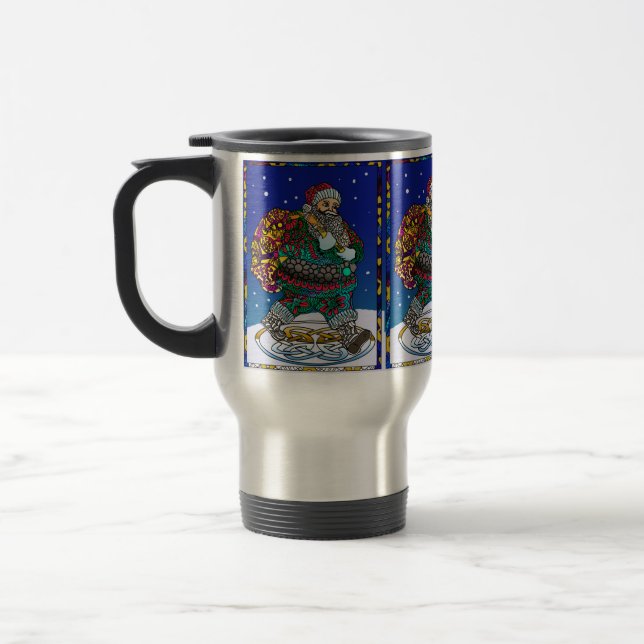 Santa Claus  Travel Mug (Left)