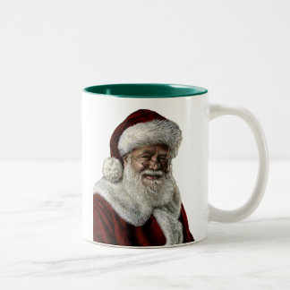Santa Claus Two-Tone Coffee Mug